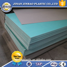 Jinbao pvc decorative sheet 1.5 density flat board 1220x2440mm rigid